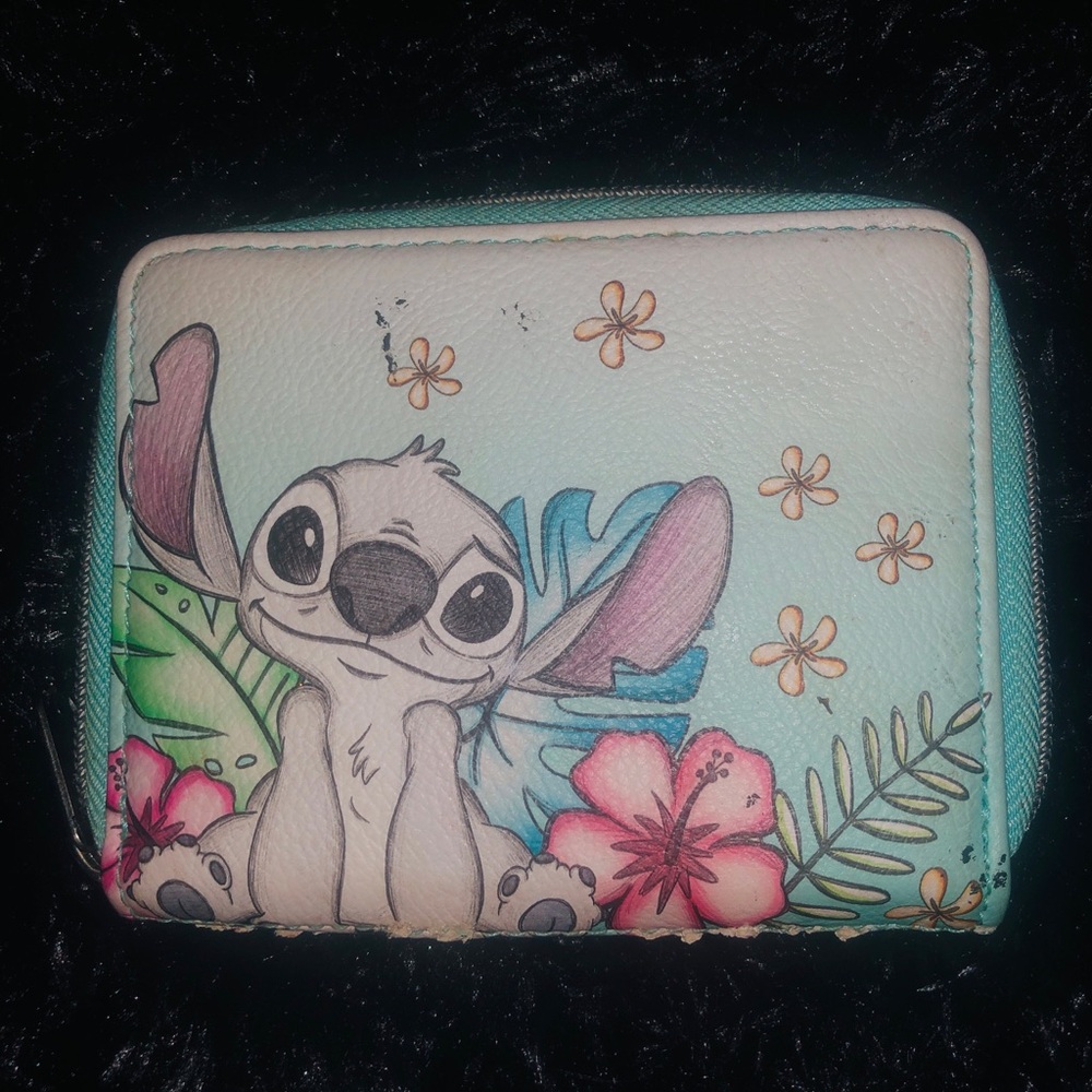 Disney Stitch Floral Wallet
